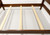 Late 20th Century Cherry Chippendale Queen Size Short Poster Bed