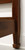 Late 20th Century Cherry Chippendale Queen Size Short Poster Bed