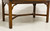 HENKEL HARRIS 5212 29 Banded Mahogany Chippendale Butler's Tray Coffee Table