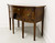 WRIGHT TABLE COMPANY Flame Mahogany Hepplewhite Bowfront Sideboard