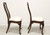 HICKORY CHAIR Mahogany Queen Anne Dining Side Chairs - Pair B