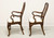 HICKORY CHAIR Mahogany Queen Anne Dining Armchairs - Pair