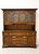 UNIQUE FURNITURE Solid Cherry Old Salem Finish Farmhouse China Hutch