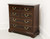SOLD - DREXEL Banded Mahogany Chippendale Five-Drawer Bachelor Chest