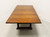 SOLD - UNIQUE FURNITURE Solid Cherry Old Salem Finish Farmhouse Trestle Dining Table