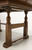 SOLD - UNIQUE FURNITURE Solid Cherry Old Salem Finish Farmhouse Trestle Dining Table