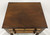 SOLD - Antique 19th Century Mahogany & Satinwood Sheraton Style Two-Drawer End Side Table