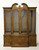 SOLD - MOUNT AIRY FURNITURE Burl Walnut Traditional Breakfront China Display Cabinet