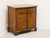 ACCENTS BEYOND Banded Georgian Burl Walnut Bedside Chest - B