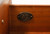 ACCENTS BEYOND Banded Georgian Burl Walnut Bedside Chest - A