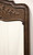 Late 20th Century Oak French Country Style Wall Mirror