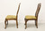 HENREDON 18th Century Portfolio Walnut Queen Anne Dining Side Chairs - Pair B