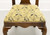 HENREDON 18th Century Portfolio Walnut Queen Anne Dining Side Chairs - Pair B