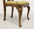 HENREDON 18th Century Portfolio Walnut Queen Anne Dining Side Chairs - Pair A