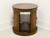 Late 20th Century Mahogany Round Revolving Bookcase Side Table