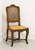 SOLD - Mid 20th Century Walnut French Country Caned Side Chair