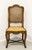 SOLD - Mid 20th Century Walnut French Country Caned Side Chair