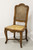 SOLD - Mid 20th Century Walnut French Country Caned Side Chair