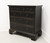 BAKER Milling Road Distressed Black Lacquer French Country Bachelor Chest