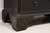 BAKER Milling Road Distressed Black Lacquer French Country Bachelor Chest