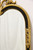 FRIEDMAN BROTHERS Gold Gilt & Black Neoclassical Beveled Wall Mirror