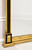 FRIEDMAN BROTHERS Gold Gilt & Black Neoclassical Beveled Wall Mirror