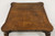 SOLD - Late 20th Century Burl Walnut Queen Anne Style Game Table