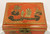 Late 20th Century Red & Gold Paint Decorated Asian Box on Stand