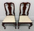 HENKEL HARRIS 110S 29 Solid Mahogany Queen Anne Dining Side Chair - Pair B