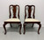 HENKEL HARRIS 110S 29 Solid Mahogany Queen Anne Dining Side Chair - Pair A