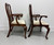 HENKEL HARRIS 110A 29 Solid Mahogany Queen Anne Dining Armchairs - Pair