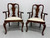 HENKEL HARRIS 110A 29 Solid Mahogany Queen Anne Dining Armchairs - Pair