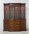 SOLD - HENKEL HARRIS 2365 29 Banded Mahogany Breakfront China Cabinet