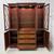 SOLD - HENKEL HARRIS 2365 29 Banded Mahogany Breakfront China Cabinet