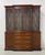 SOLD - HENKEL HARRIS 2365 29 Banded Mahogany Breakfront China Cabinet