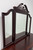 SOLD - THOMASVILLE Mahogany Chippendale Style Tri-Fold Dresser Mirror
