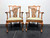SOLD OUT - Vintage Quartersawn Tiger Oak Chippendale Ball in Claw Dining Accent Armchairs - Pair
