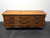 SOLD OUT - HENREDON Sequent Mid Century Transitional Burlwood Triple Dresser
