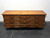 SOLD OUT - HENREDON Sequent Mid Century Transitional Burlwood Triple Dresser