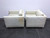 SOLD OUT - Mid Century Modern MCM Cube Club Chairs in the style of Jack Cartwright - Pair