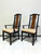 SOLD OUT - BROYHILL PREMIER Ming Collection Vintage Asian Chinoiserie Dining Captain Arm Chairs - Pair