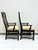 SOLD OUT - BROYHILL PREMIER Ming Collection Vintage Asian Chinoiserie Dining Captain Arm Chairs - Pair