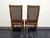 SOLD OUT - DREXEL HERITAGE Accolade Campaign Style Dining Side Chairs - Pair 1