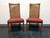 SOLD OUT - DREXEL HERITAGE Accolade Campaign Style Dining Side Chairs - Pair 1