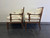 SOLD OUT - Mid 20th Century Button Tufted Lounge Chairs - Pair