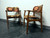 SOLD OUT - Erik Buch for Mobler Model 49 Teak Danish Mid Century Modern Arm Chairs - Pair 4