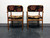 SOLD OUT - Erik Buch for Mobler Model 49 Teak Danish Mid Century Modern Arm Chairs - Pair 3