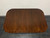 SOLD OUT - Refurbished Vintage Banded Mahogany Double Pedestal Banquet Dining Table w/ 3 Leaves