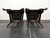 SOLD - HEKMAN Marsala Oak French Country Dining Side Chairs - Pair 2
