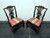 SOLD - HEKMAN Marsala Oak French Country Dining Side Chairs - Pair 2